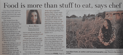 Page 1 of the article as it appeared in the newspaper.